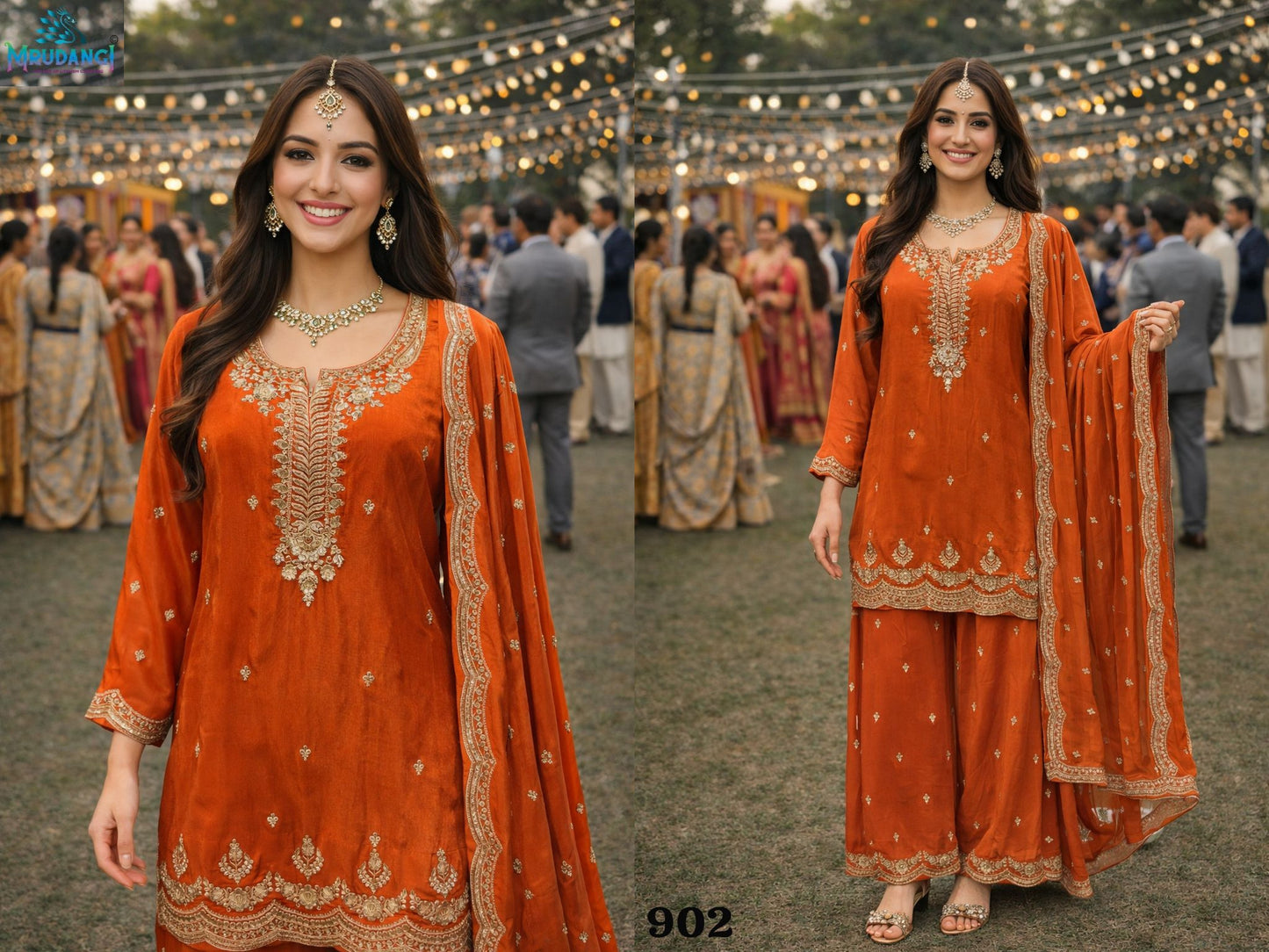 902 Pahal Mrudangi Premium Viscose Readymade Suits