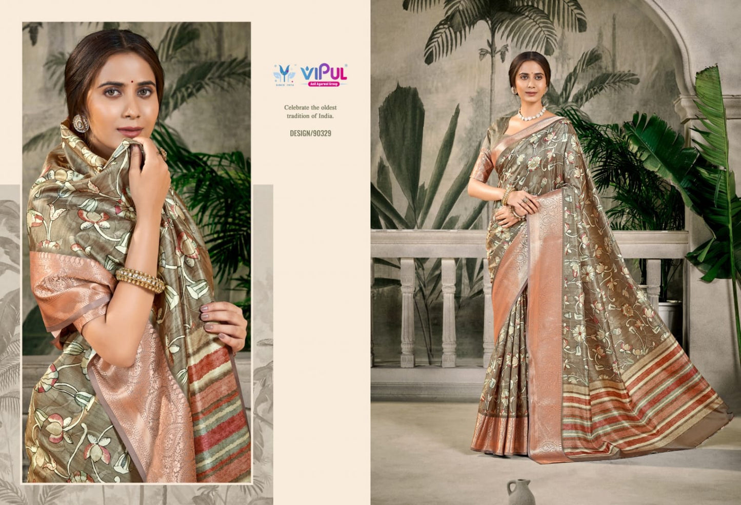 90329 Madhura Vol 2 Vipul Dola Silk Sarees