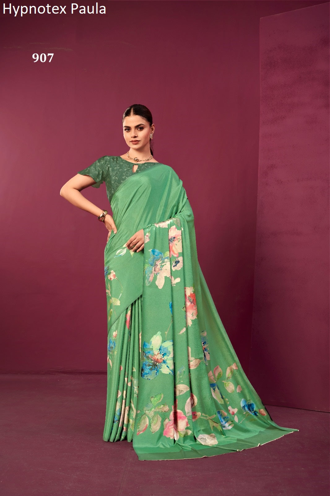 907 Paula Hypnotex Malai Silk Sarees