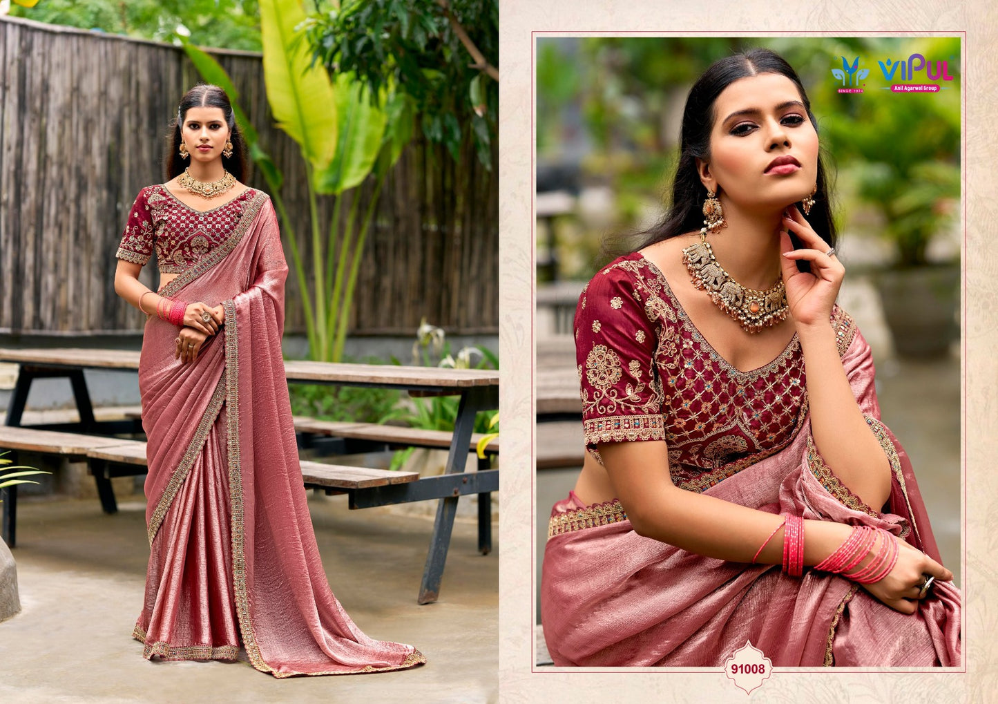 91008 Amaira Vol 1 Vipul Chiffon Sarees