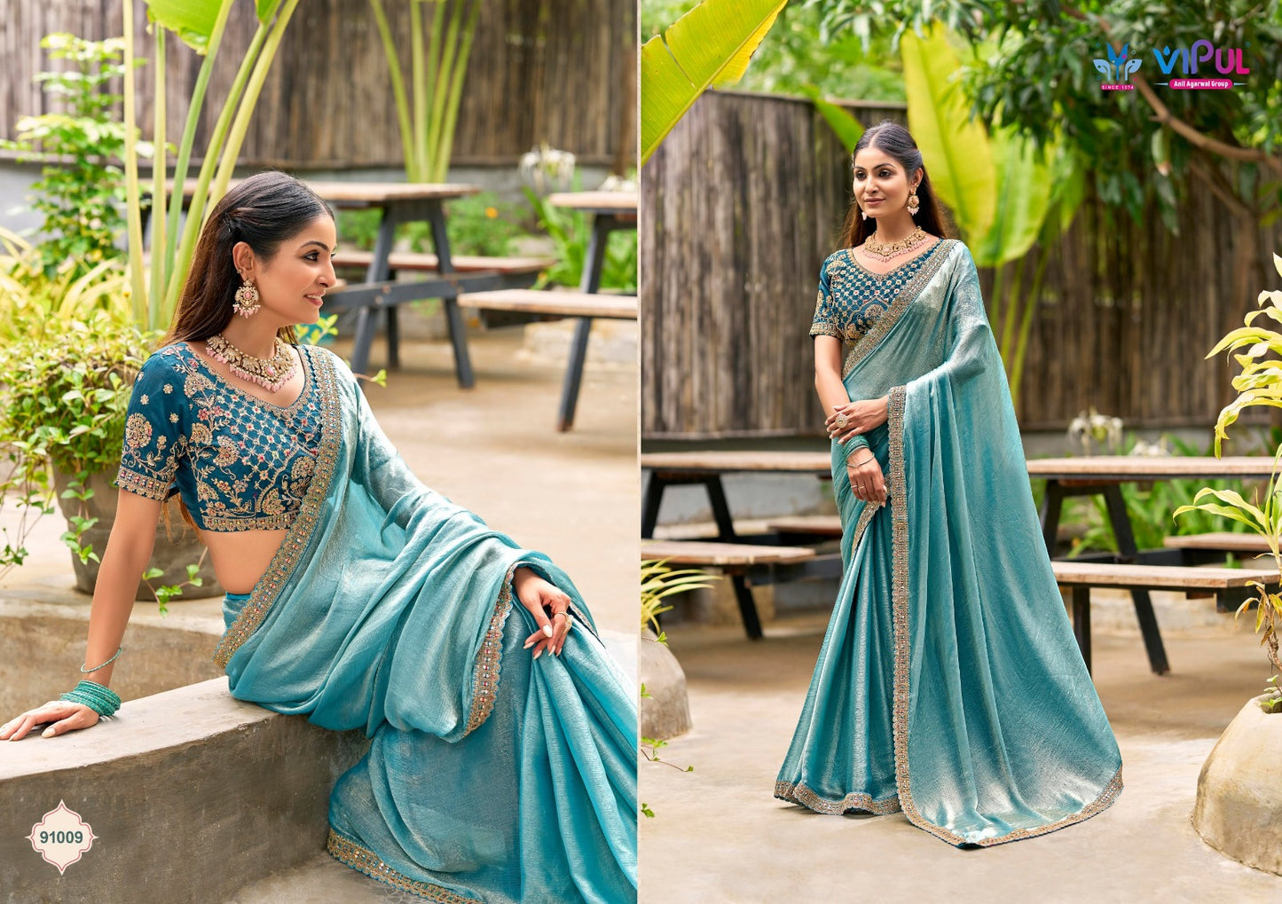 91009 Amaira Vol 1 Vipul Chiffon Sarees