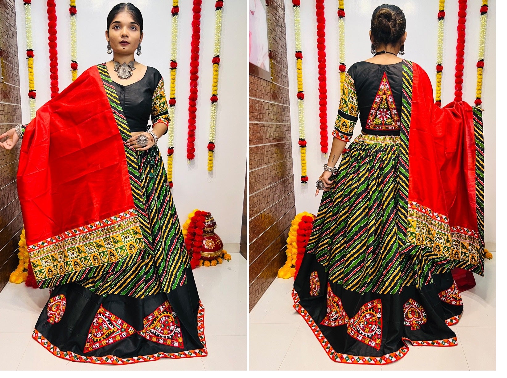 7045 Rajwadi Vol 7 Navratri Garba Chaniya Choli