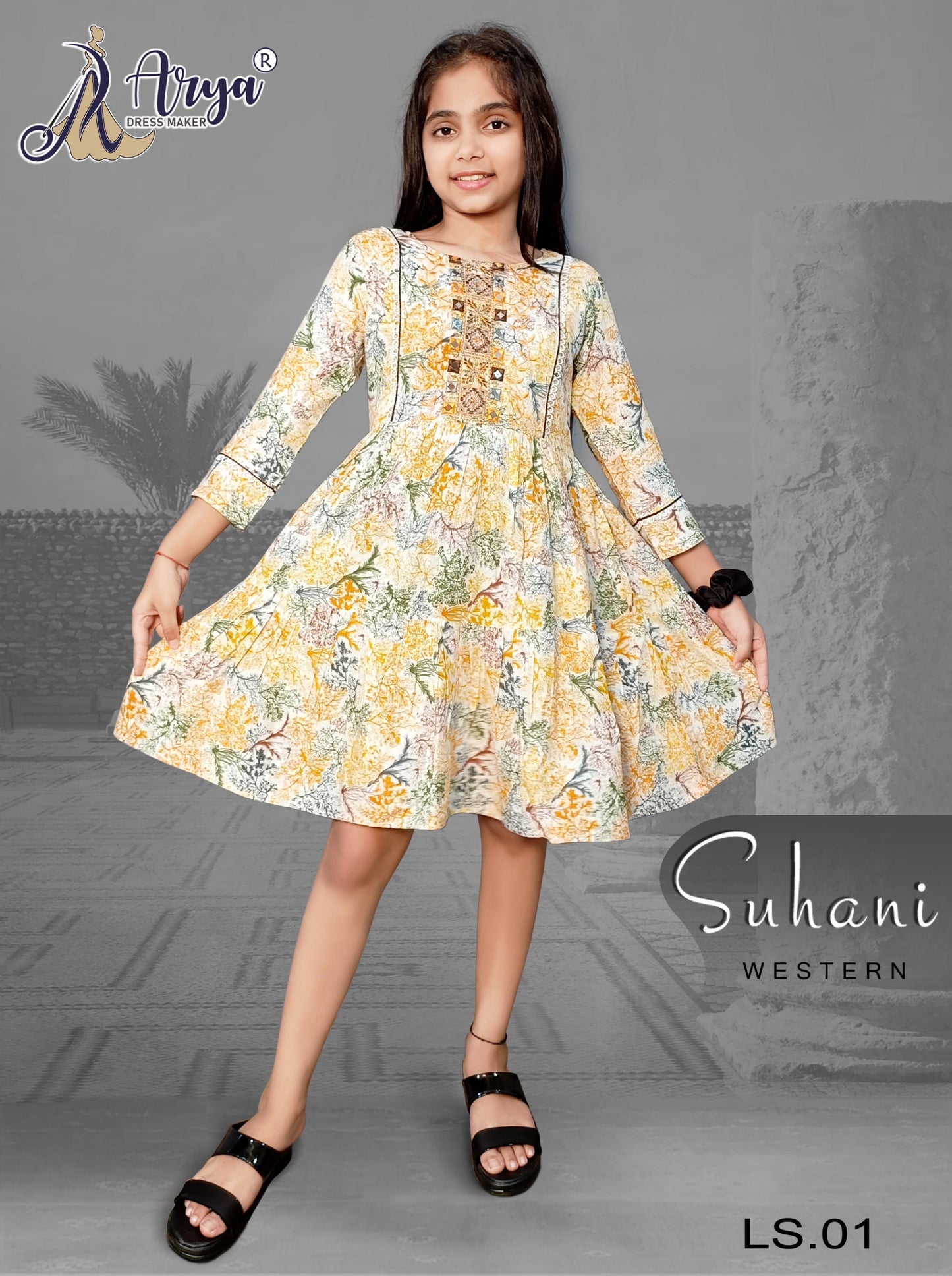 Suhani 01 Adm Girls Western Dress