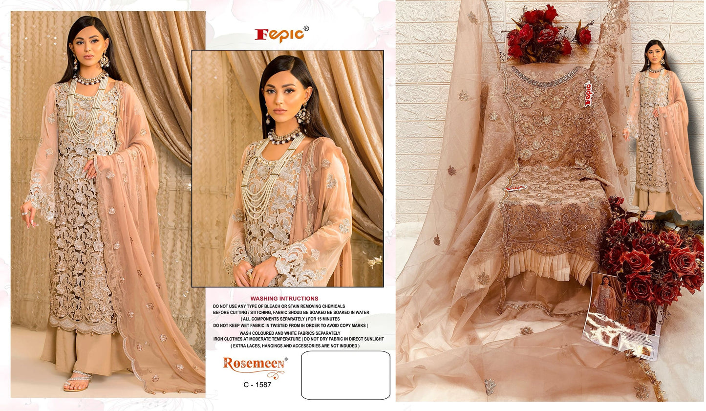 1587 Fepic Pakistani Salwar Suits