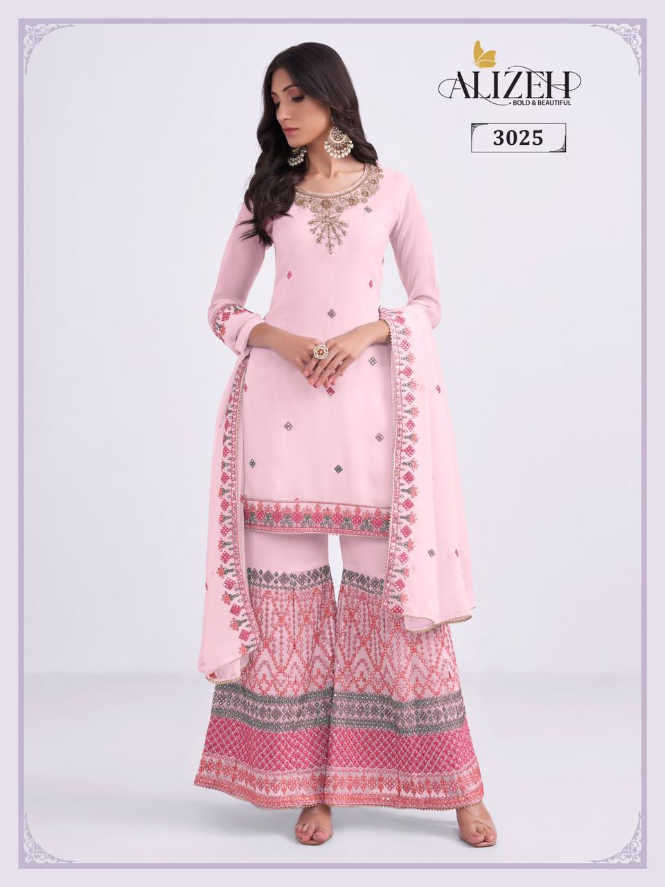 3025 Almora Vol 6 Alizeh Unstitched Suits