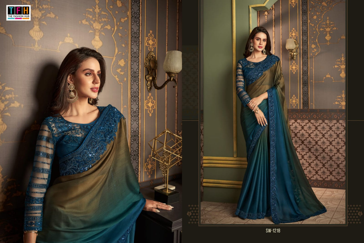 1218 Sandalwood Vol 12 Tfh Sarees