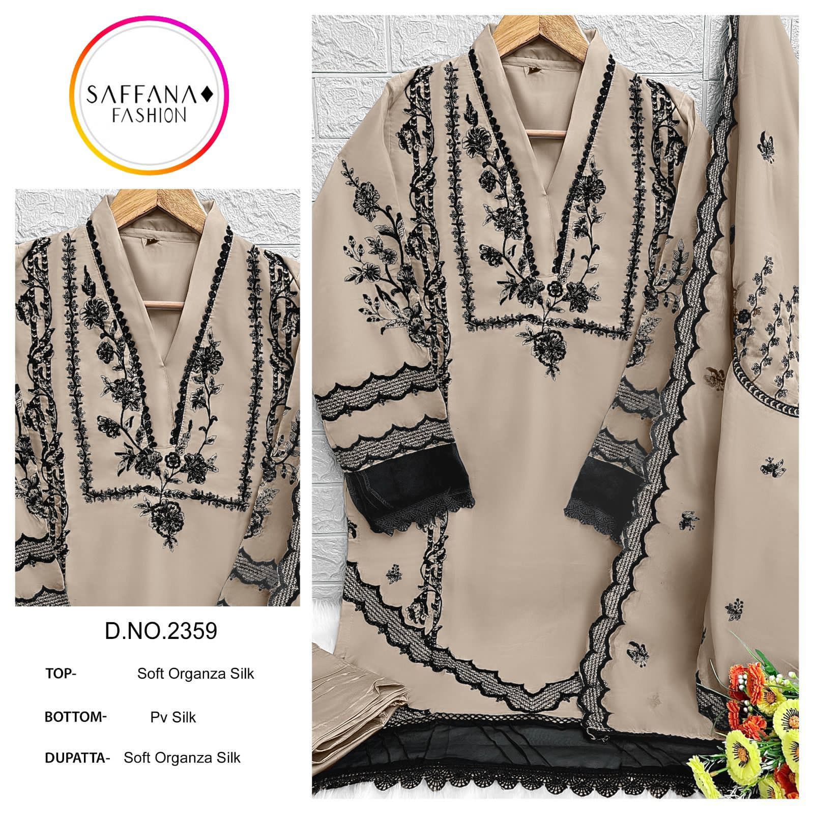 2359 Saffana Pakistani Readymade Suits