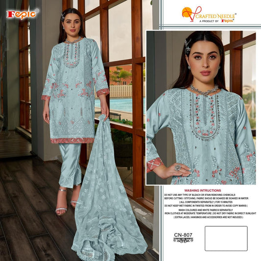 807 Crafted Needle Pakistani Readymade Suits