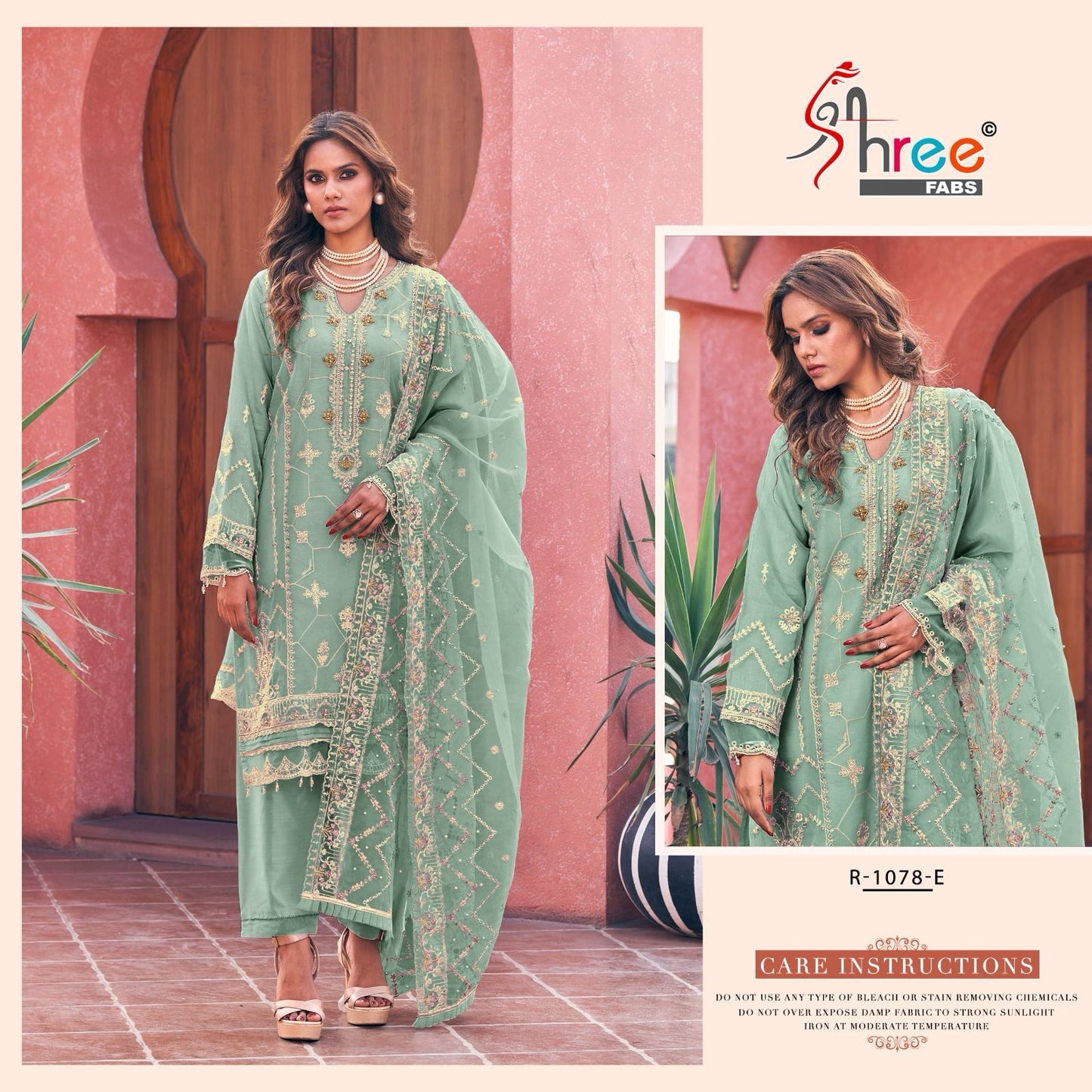 1078E Shree Fabs Pakistani Readymade Suits