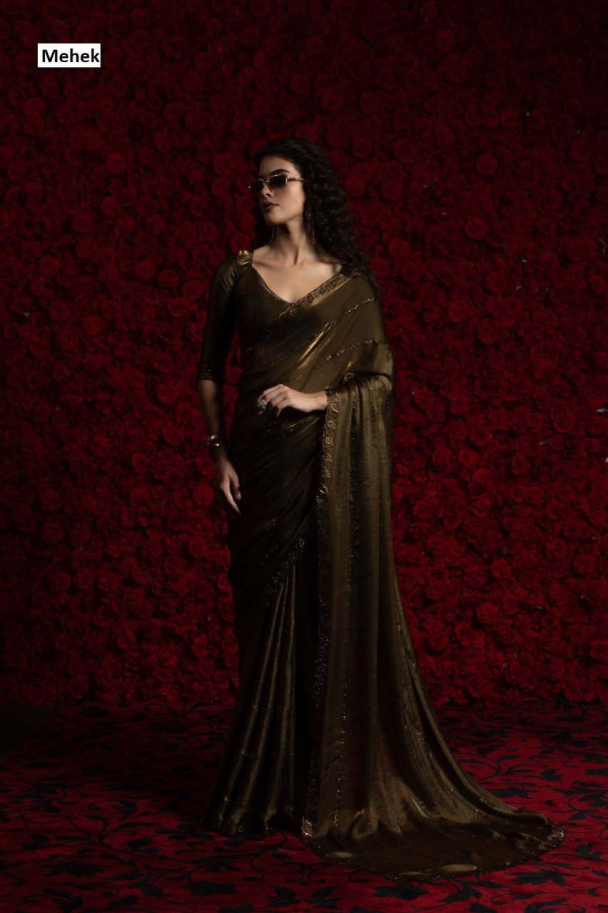 911B Mehek Satin Silk Sarees