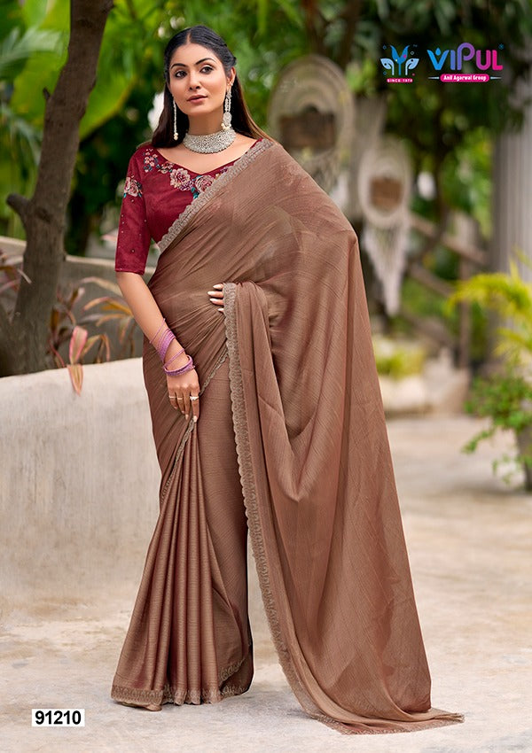 91210 Juhmar Vipul Chiffon Sarees