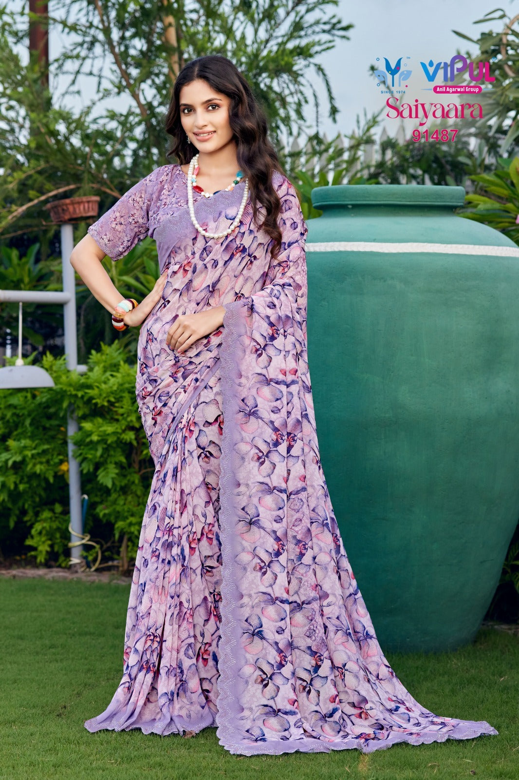 91487 Saiyaara Vol 7 Vipul Wetless Sarees