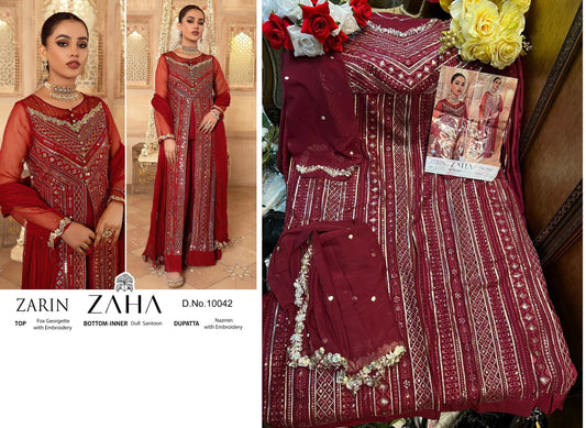 10042 Zarin Zaha Pakistani Salwar Suits
