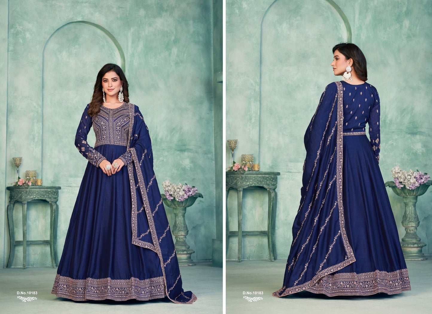 10183 Vol 18 Anjubaa Unstitched Suits