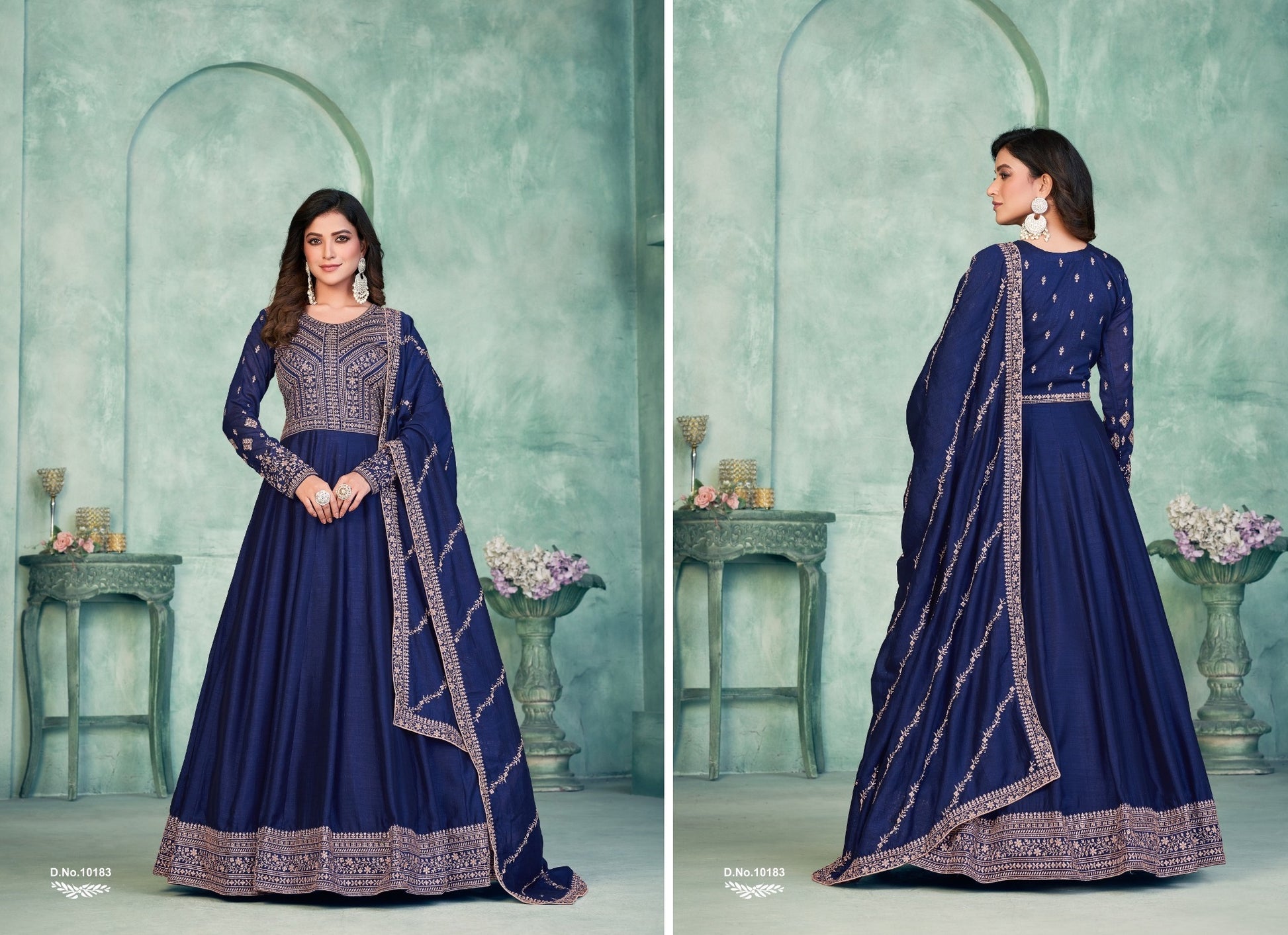 10183 Vol 18 Anjubaa Unstitched Suits