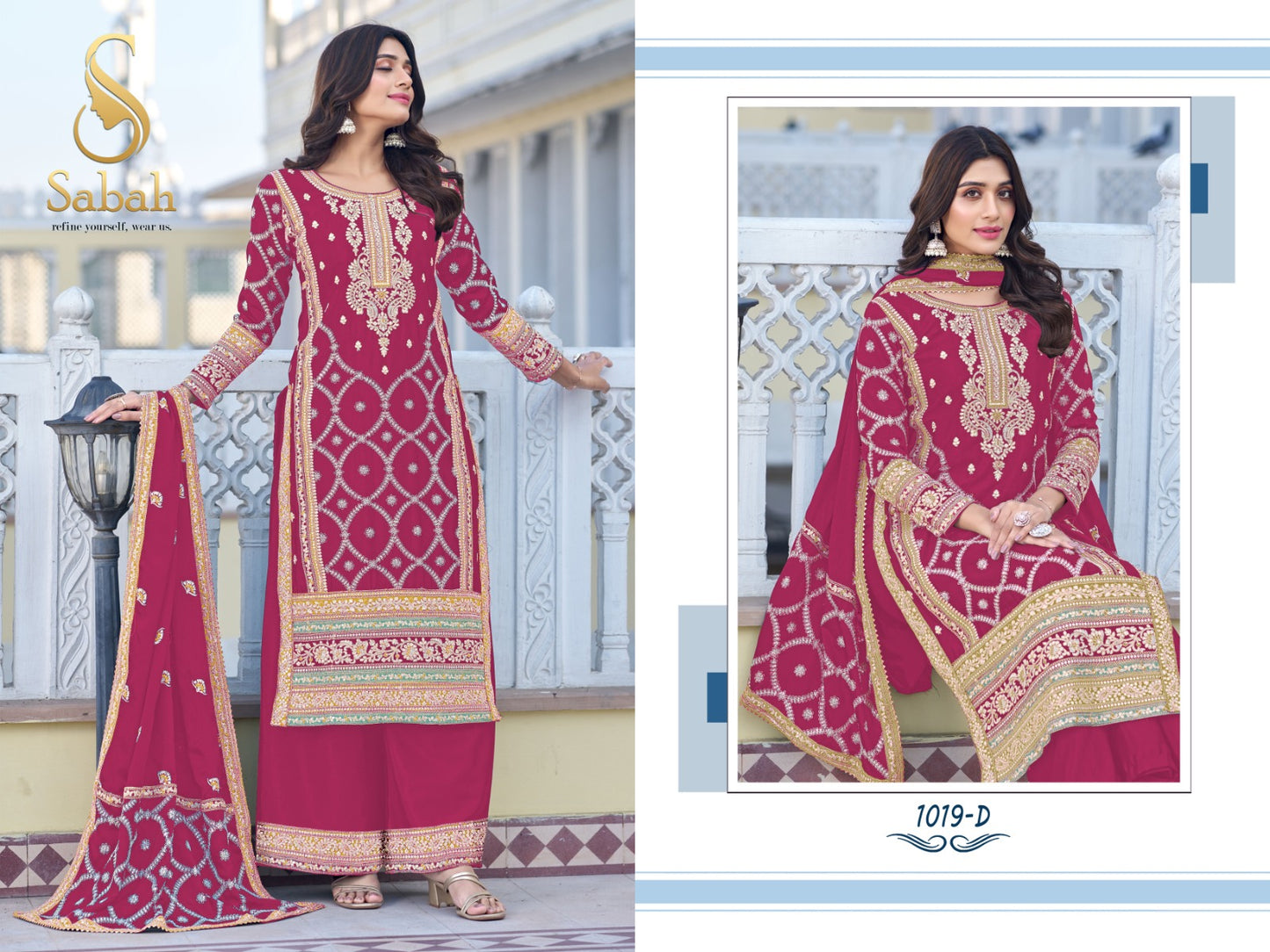 1019D Guzaarish Sabah Unstitched Suits