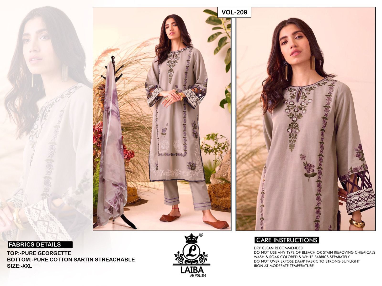 209 Laiba Pakistani Readymade Suits