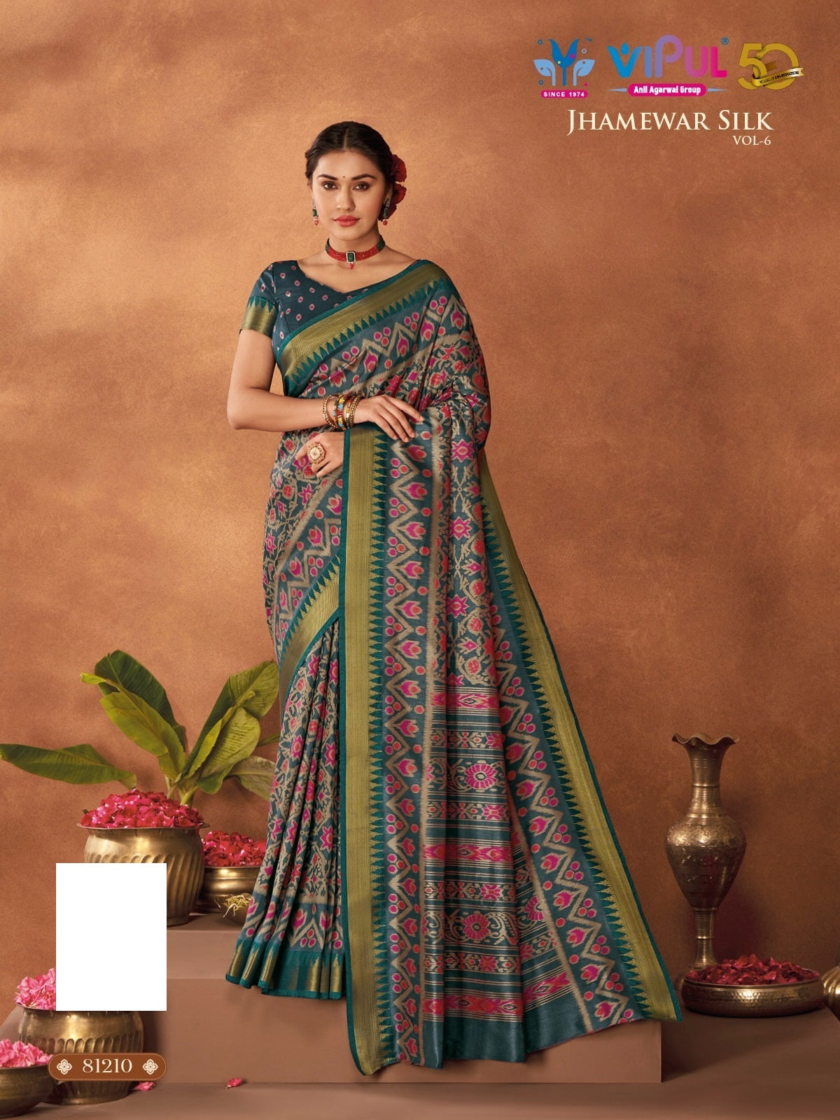 81210 Jhamewar Vol 6 Vipul Sarees