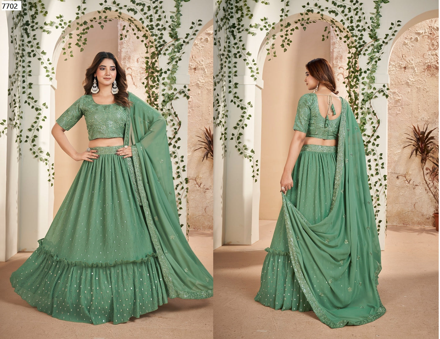 7702 Gulkanya Vol 5 Aahvan Designs Lehenga Choli