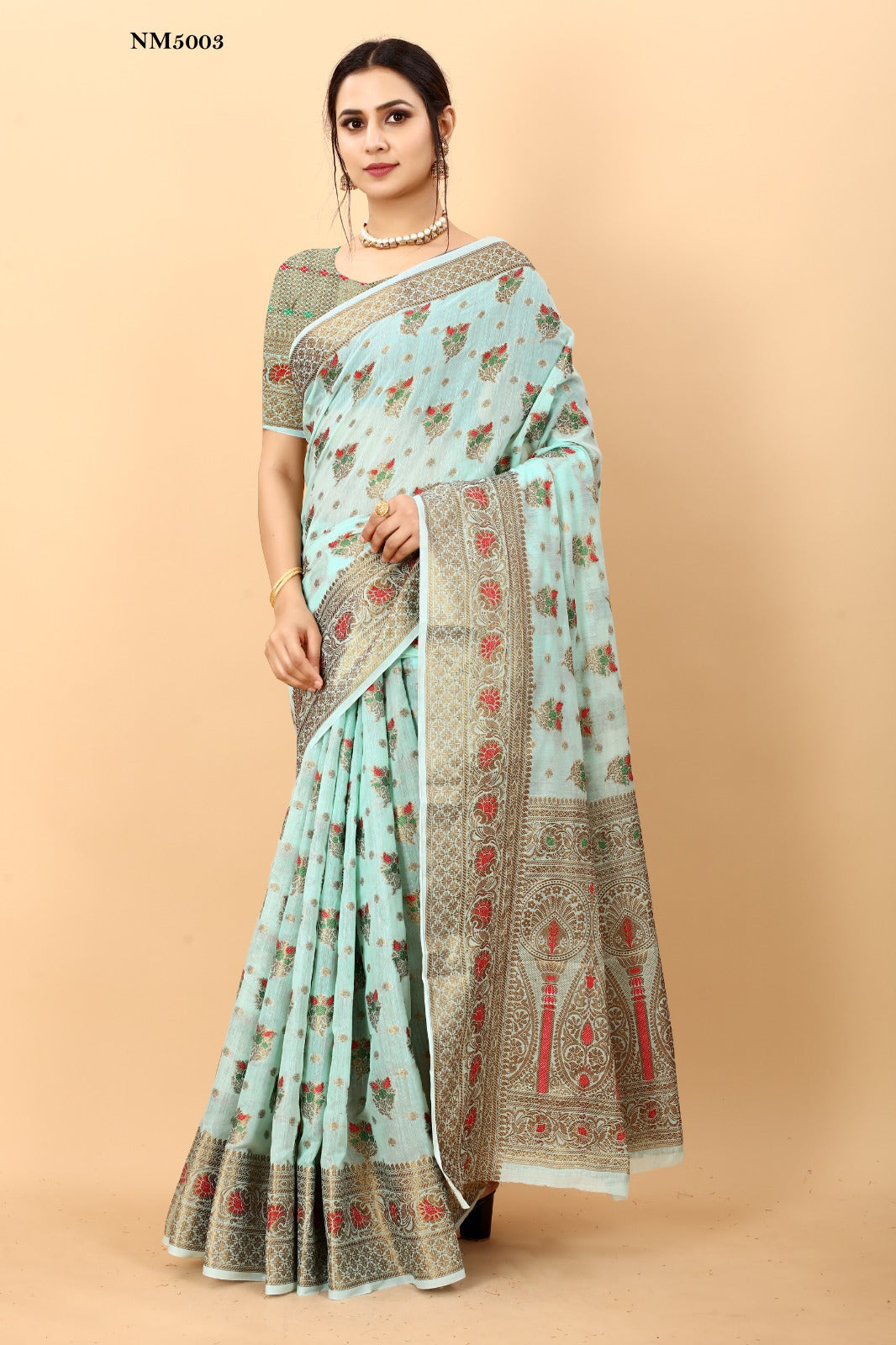 Nm5003 Fashion Berry Sarees