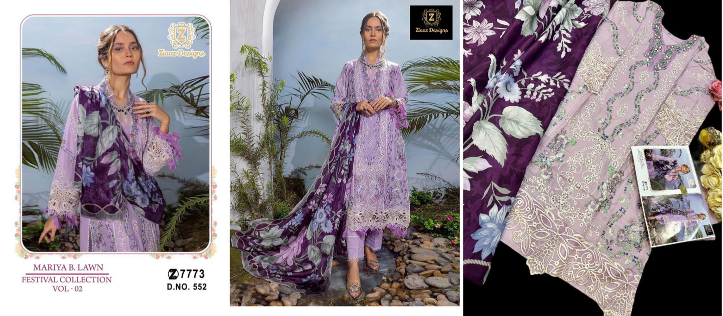 552 Ziaaz Designs Pakistani Salwar Suits