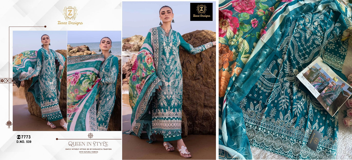 539 Ziaaz Designs Pakistani Salwar Suits