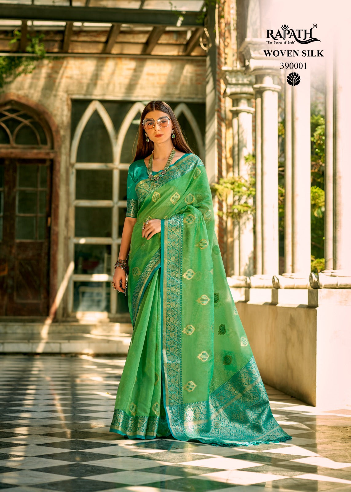 390001 Zil Mil Rajpath Sarees