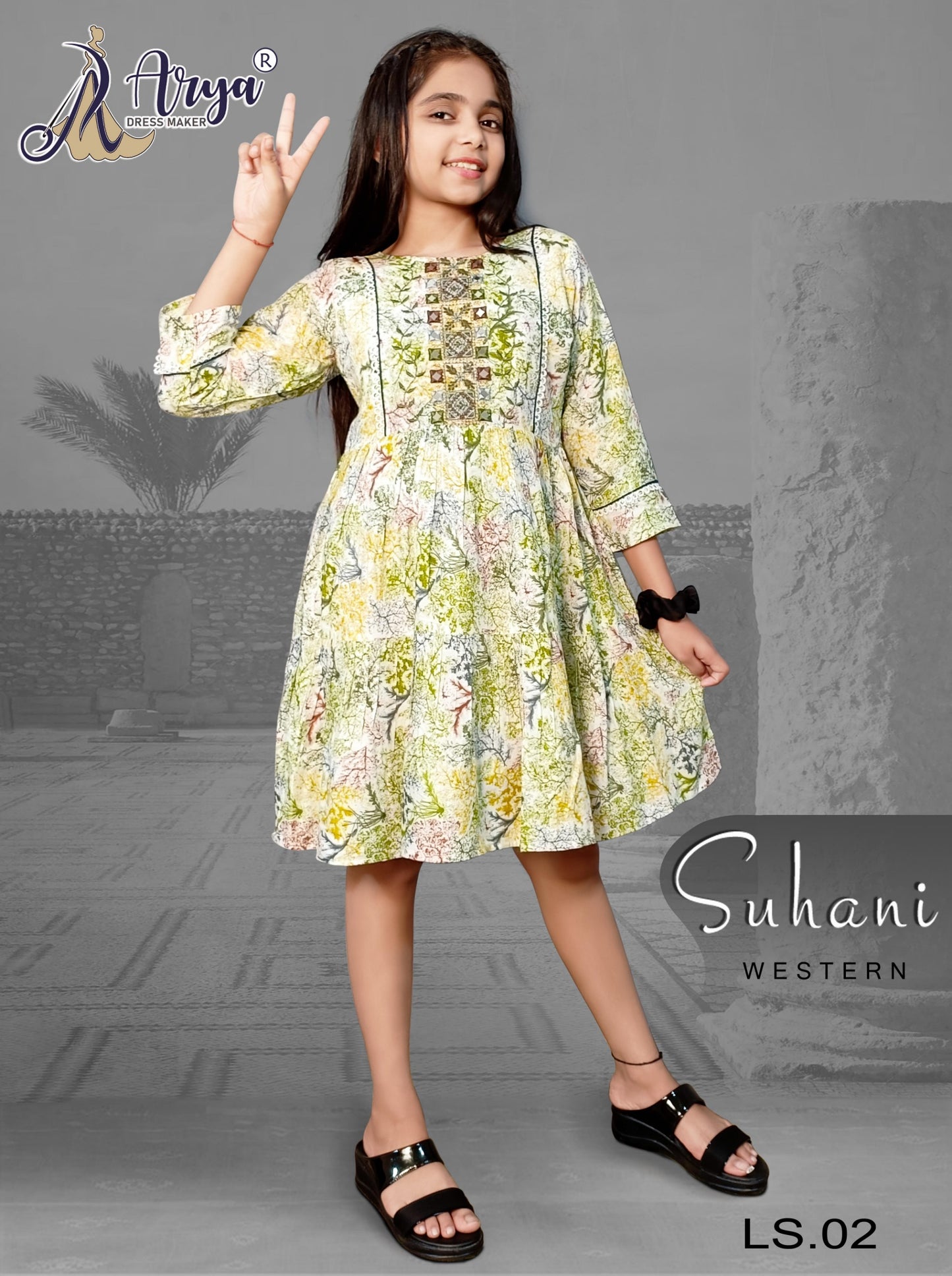 Suhani 02 Adm Girls Western Dress