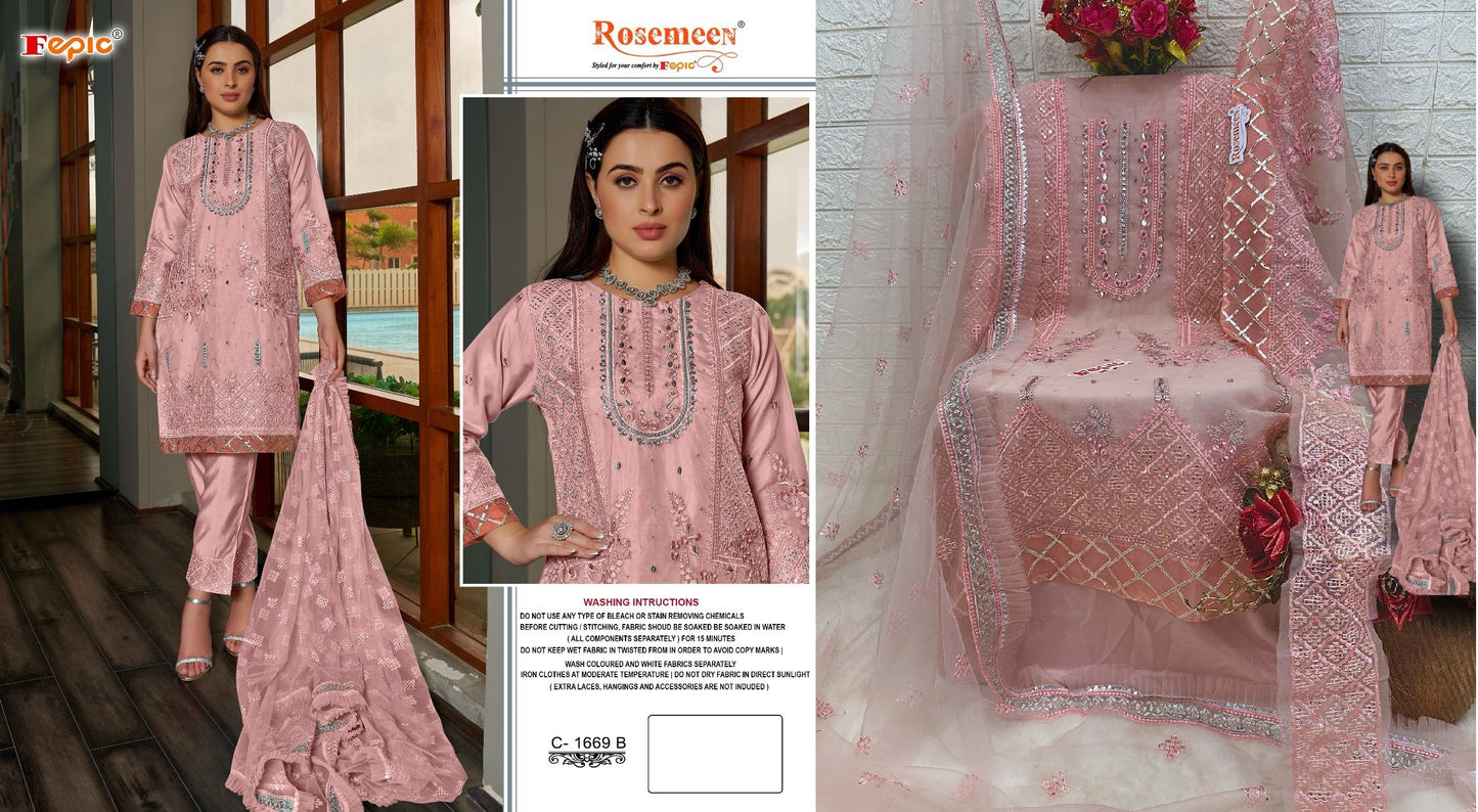 C-1669-B Fepic Pakistani Salwar Suits