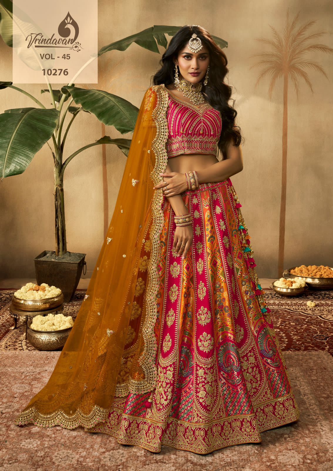10276 Vrindavan Vol 45 Royal Lehenga Choli