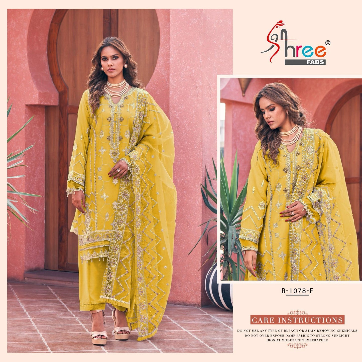 1078F Shree Fabs Pakistani Readymade Suits