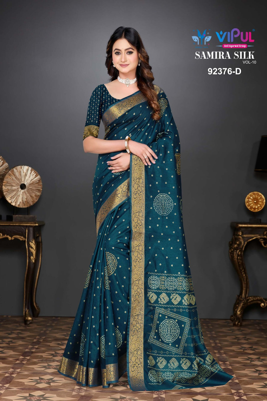 92376-D Samira Silk Vipul Silk Sarees