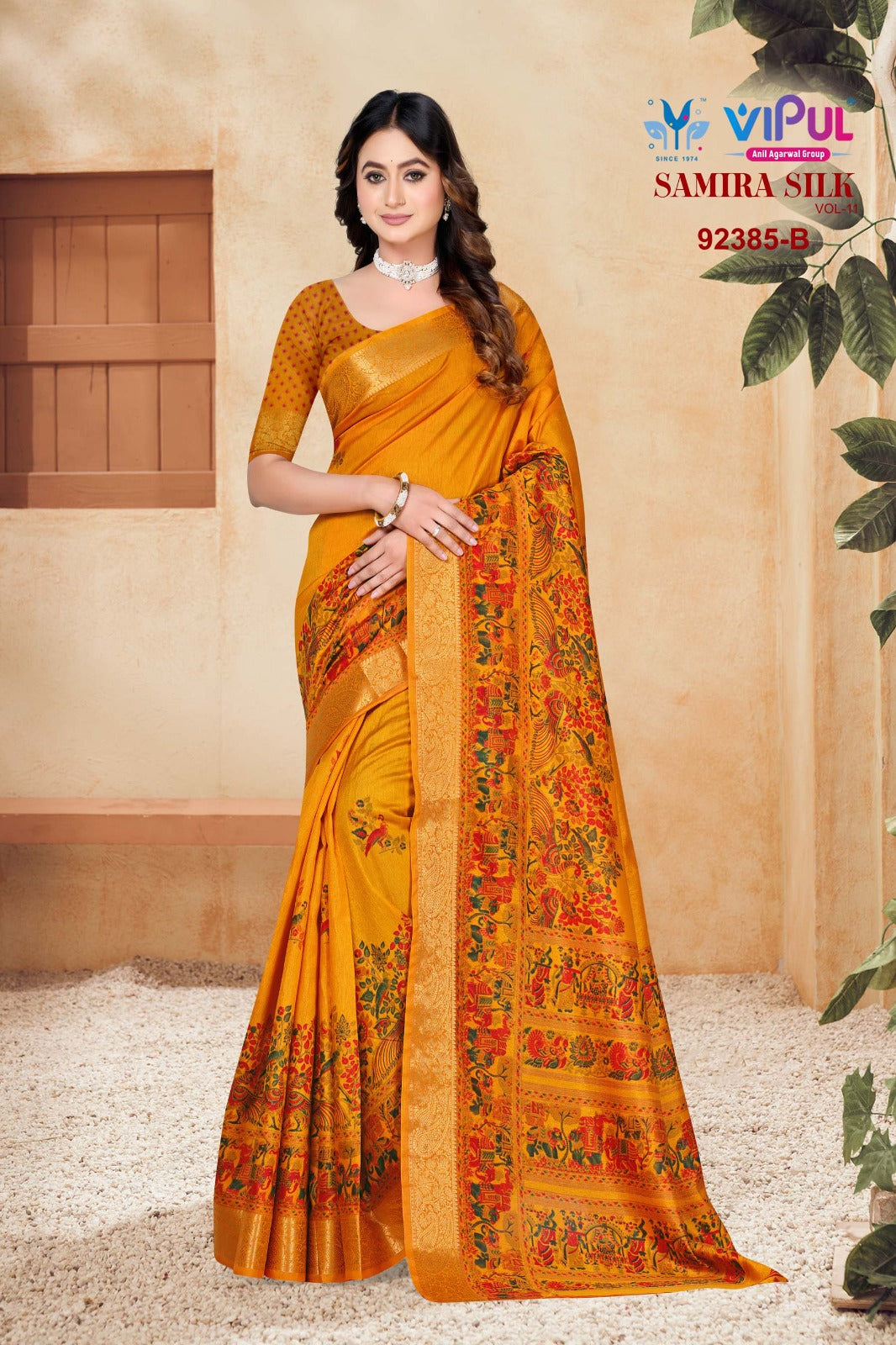 92385-B Samira Silk Vipul Silk Sarees