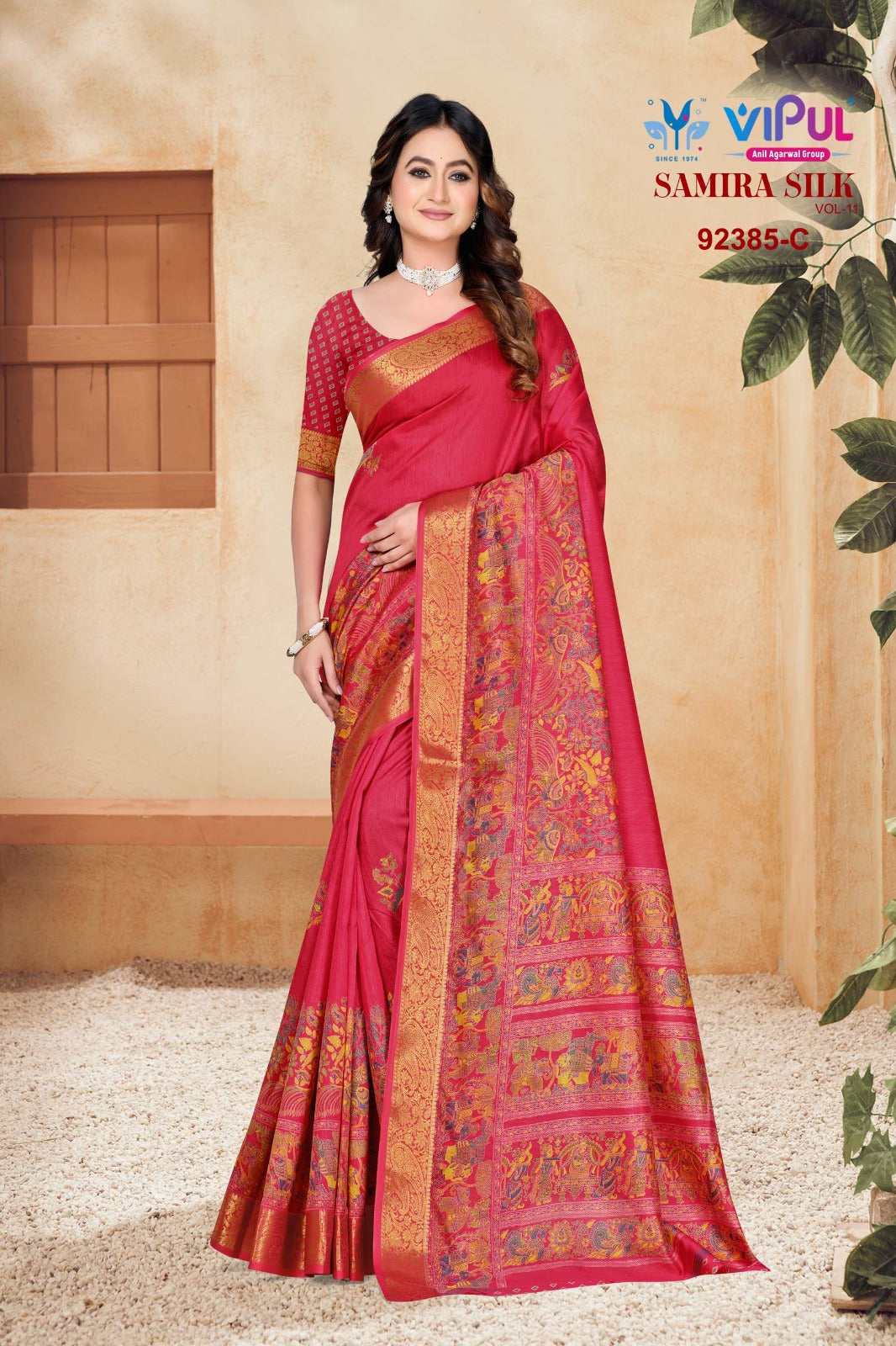92385-C Samira Silk Vipul Silk Sarees