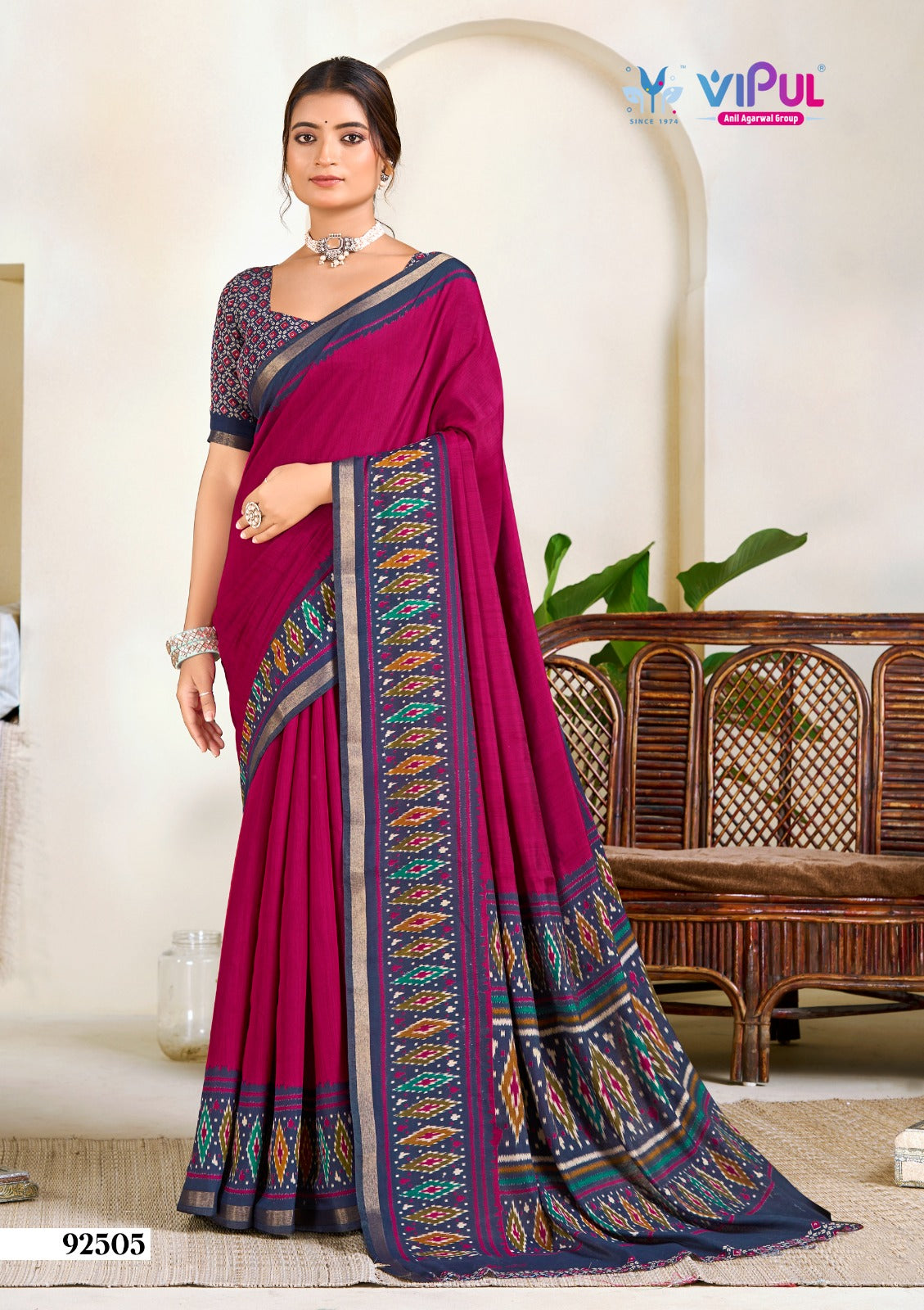 92505 Vipul Mal Cotton Sarees