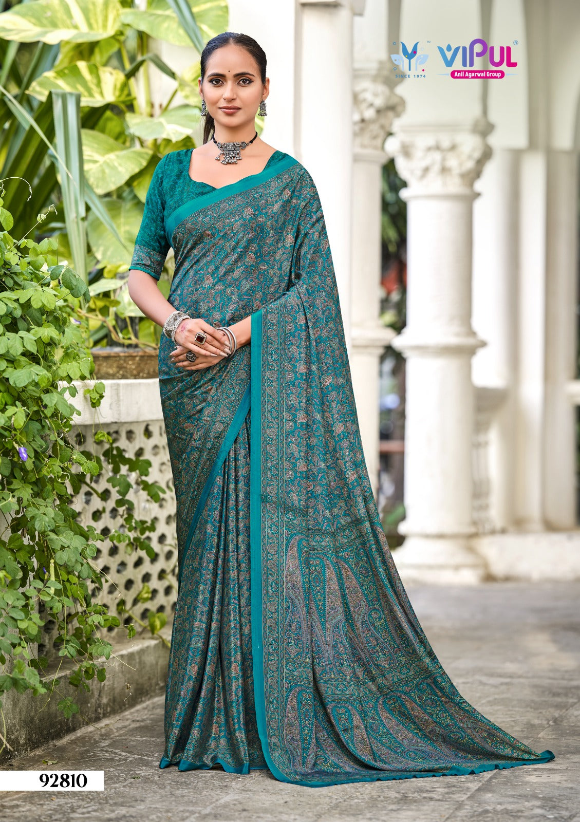 92810 Heritage Vol 13 Vipul Crape Sarees