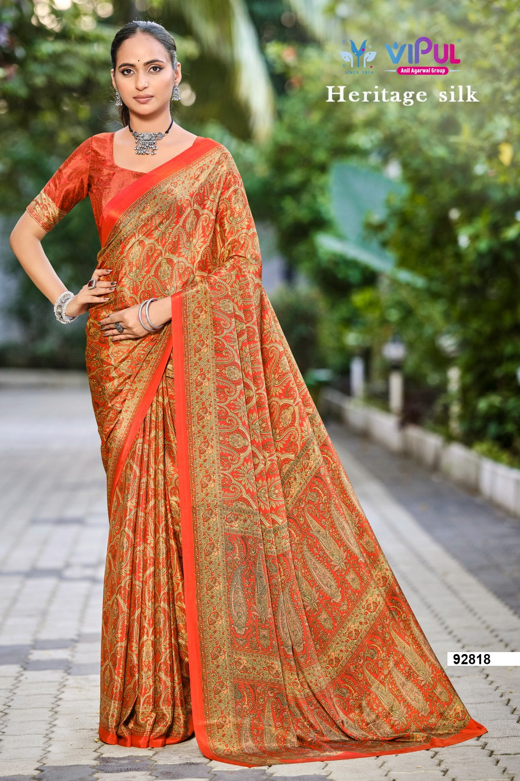 92818 Heritage Vipul Silk Sarees