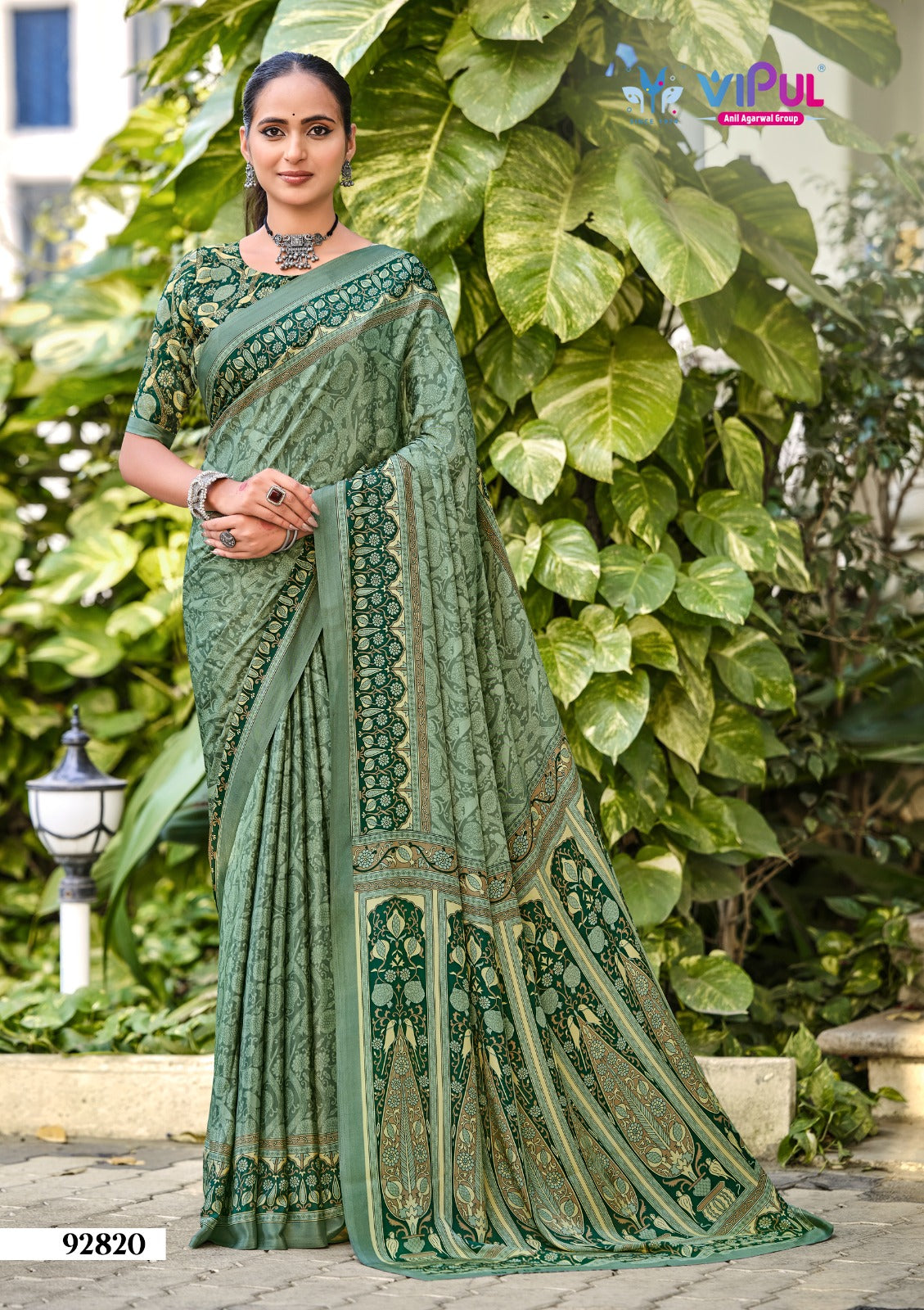 92820 Heritage Vol 13 Vipul Crape Sarees