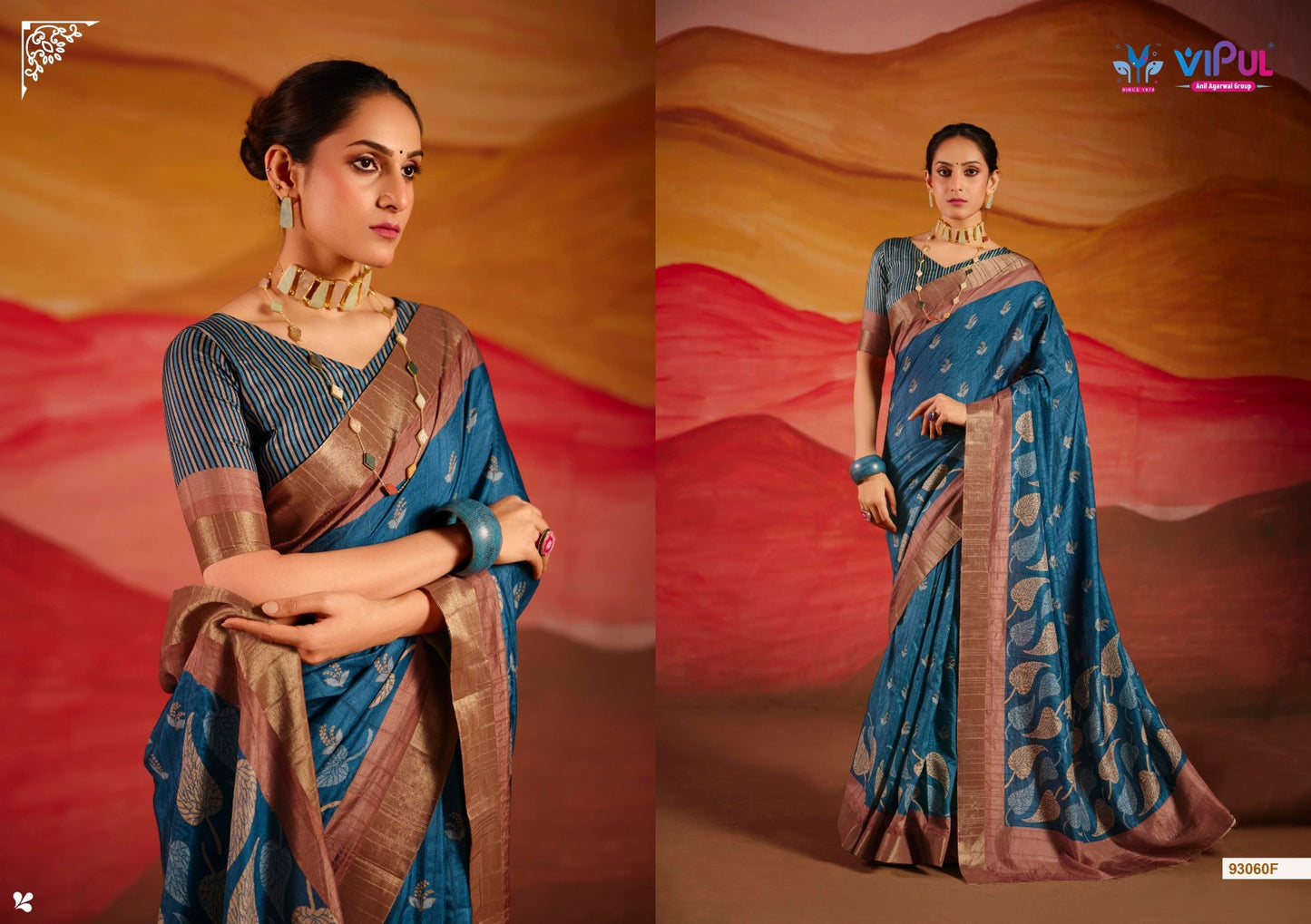 93060F Devsena Vol 3 Vipul Cotton Sarees