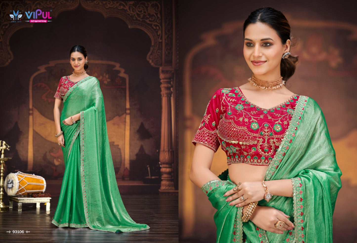 93106 Amaira Vol 8 Vipul Chiffon Sarees