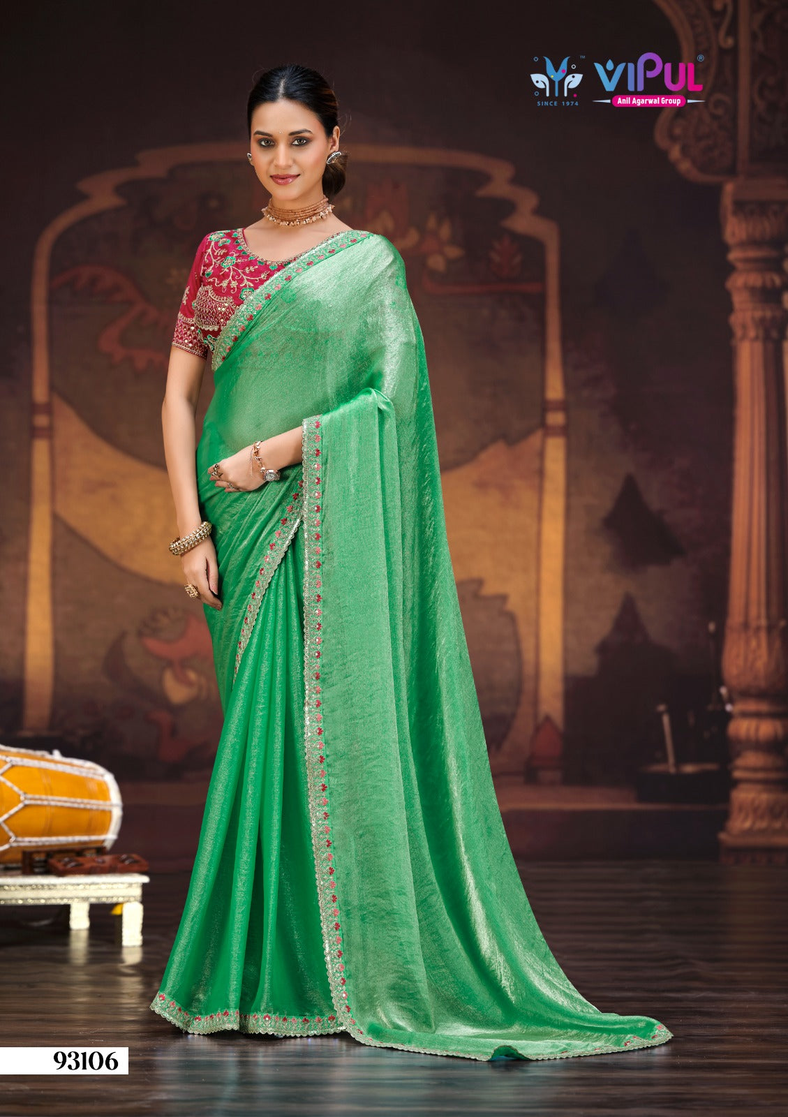 93106 Vipul Chiffon Sarees