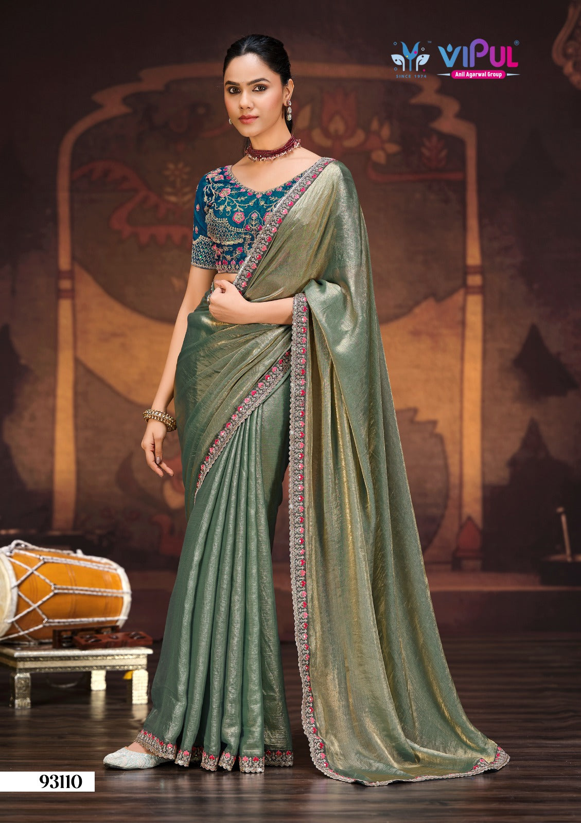 93110 Vipul Chiffon Sarees