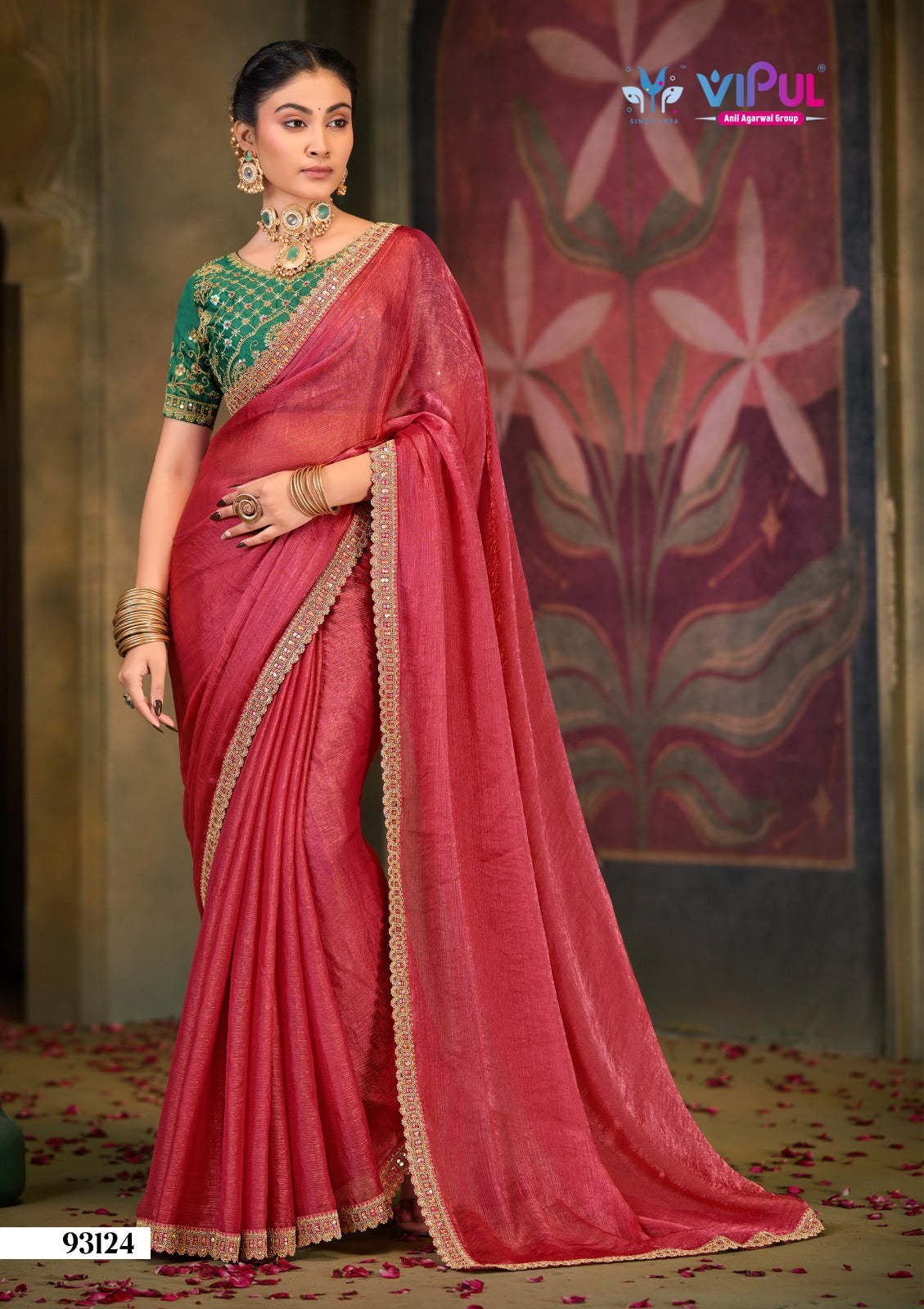 93124 Vipul Chiffon Sarees