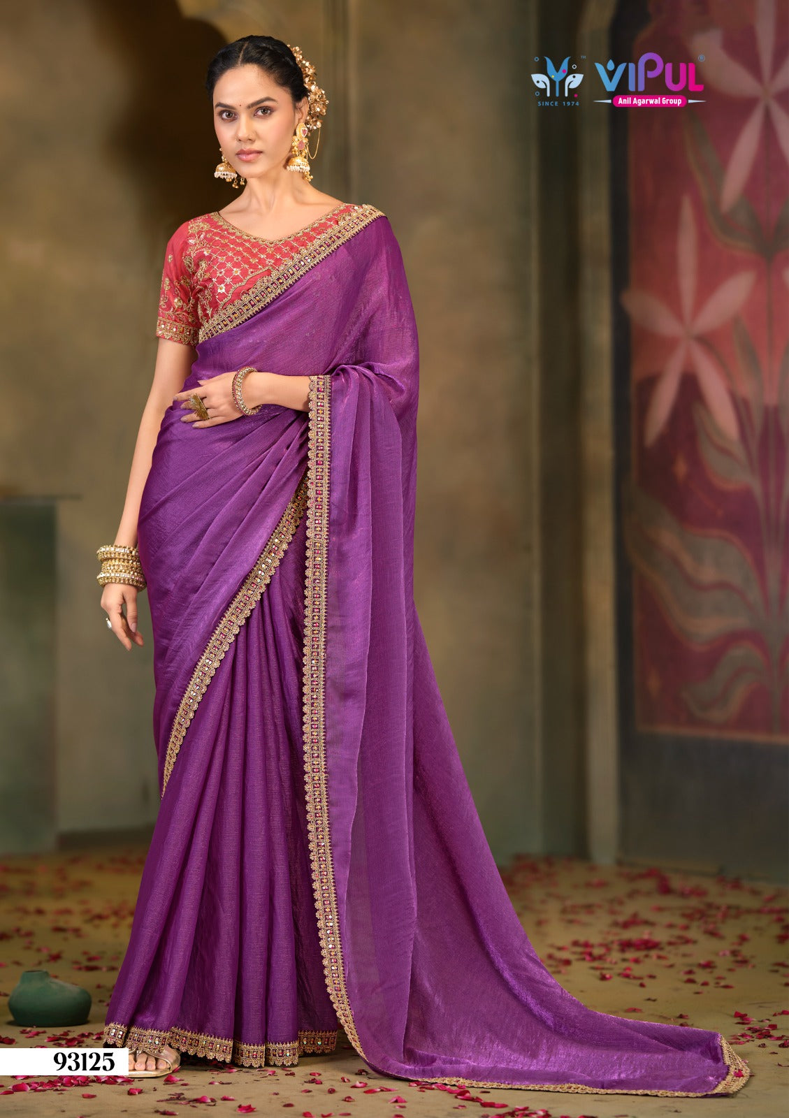93125 Vipul Chiffon Sarees