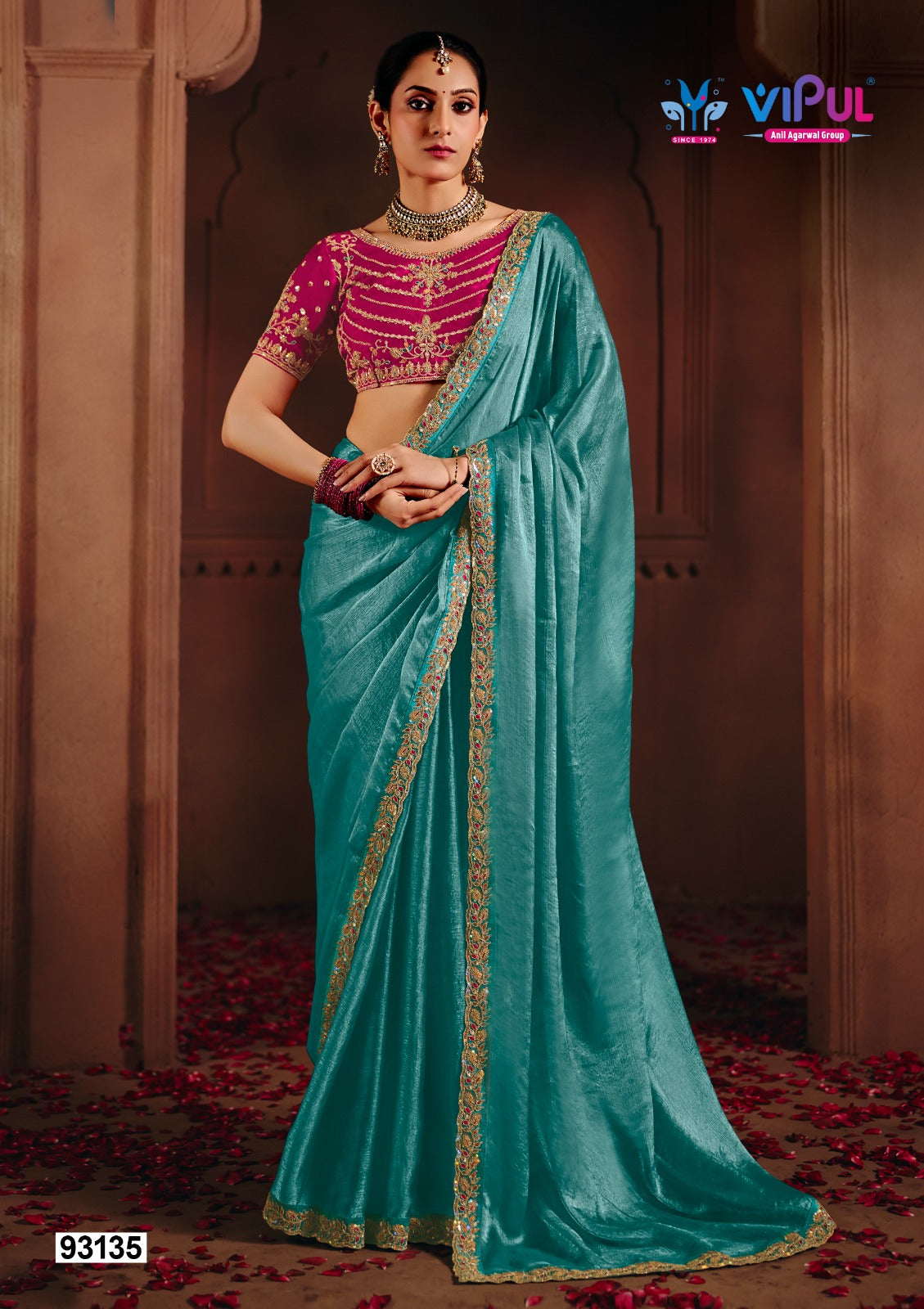93135 Vipul Chiffon Sarees