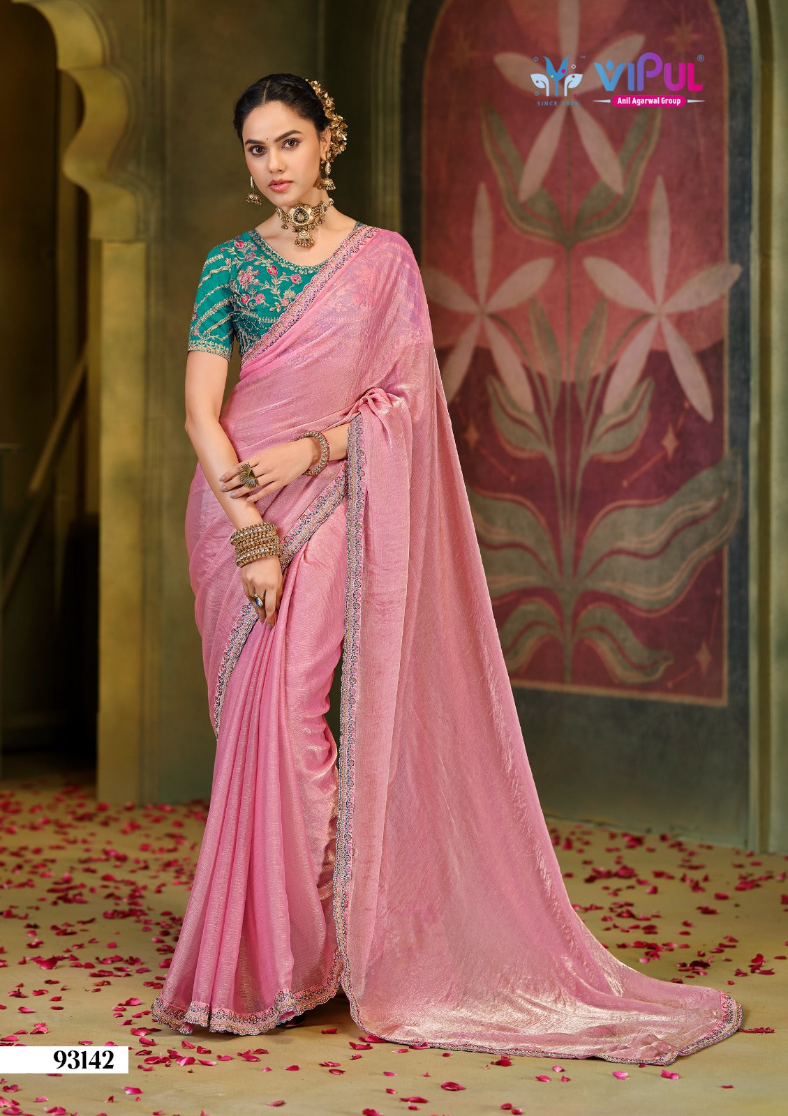 93142 Vipul Chiffon Sarees
