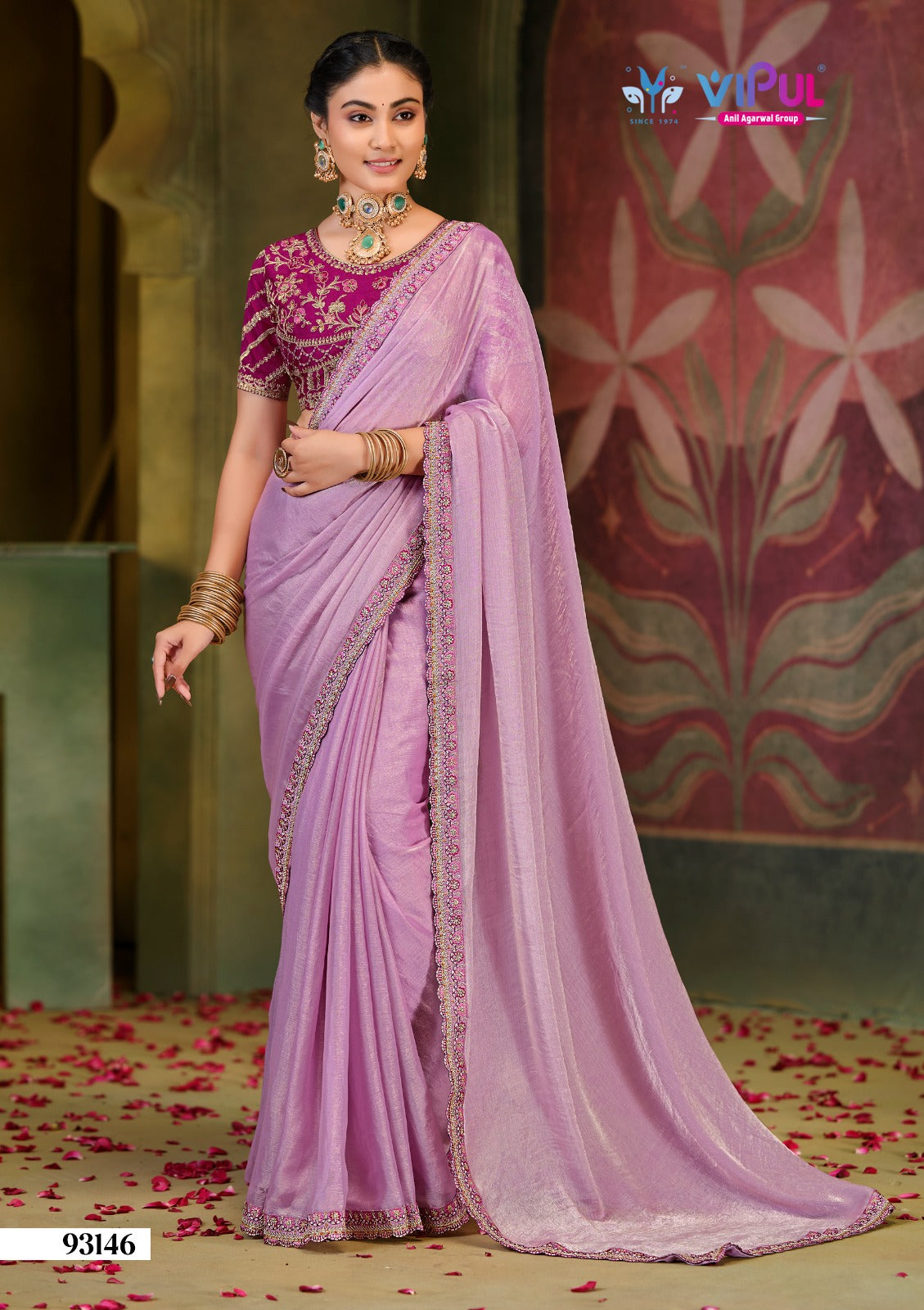 93146 Vipul Chiffon Sarees