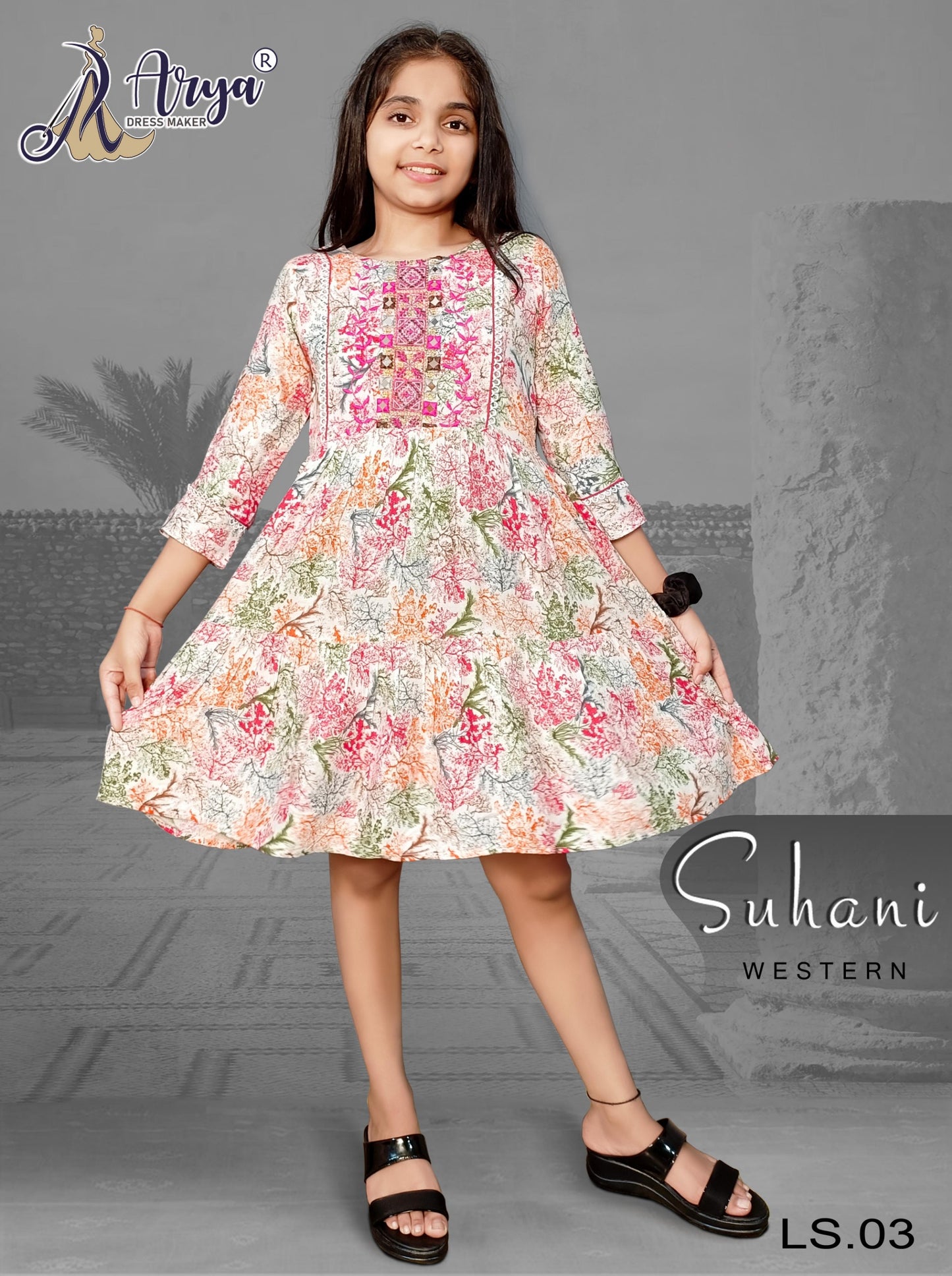 Suhani 03 Adm Girls Western Dress