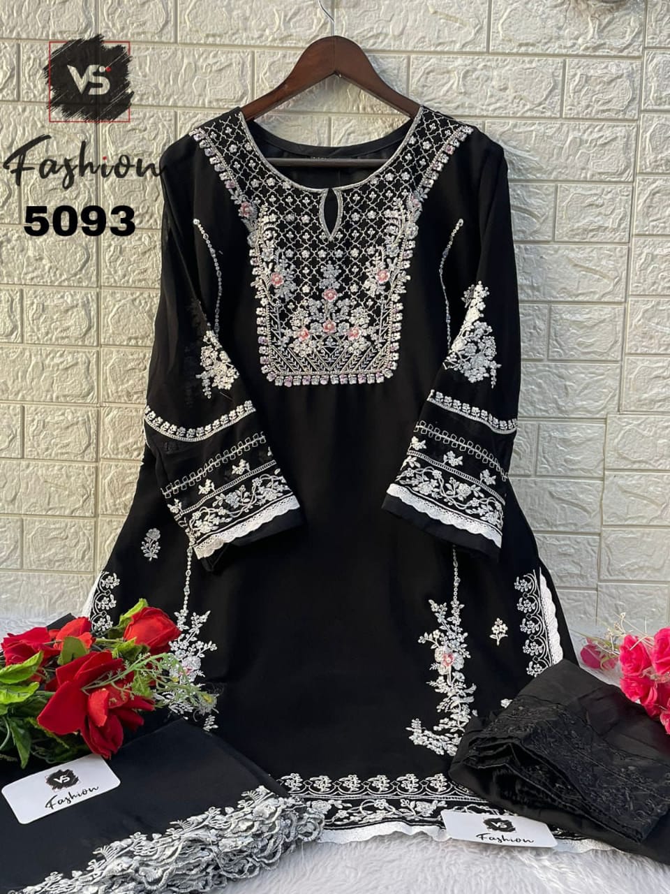 5093Black Vs Fashion Pakistani Readymade Suits