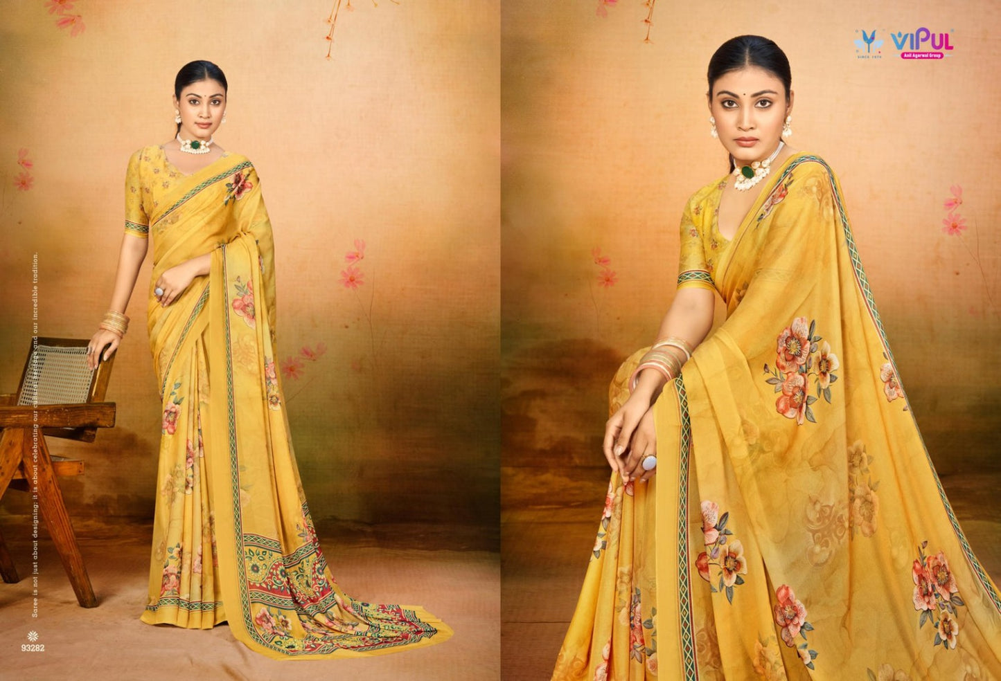 93282 Siddhi Vol 2 Vipul Wetless Sarees